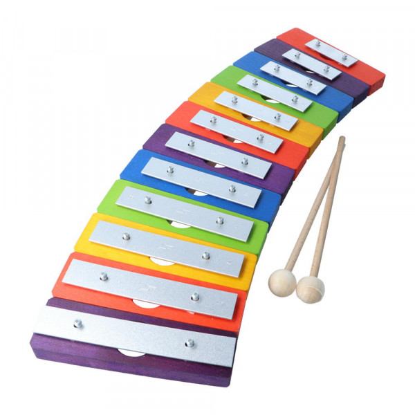 Regenbogenglockenspiel 12 Töne pentatonisch Decor Spielzeug