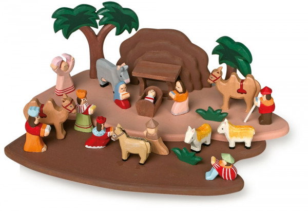 Weihnachtskrippe aus Holz small foot