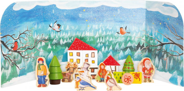 Adventskalender Winterwald small foot Figuren