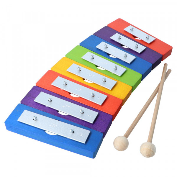 Regenbogenglockenspiel 8 Töne pentatonisch Decor Spielzeug