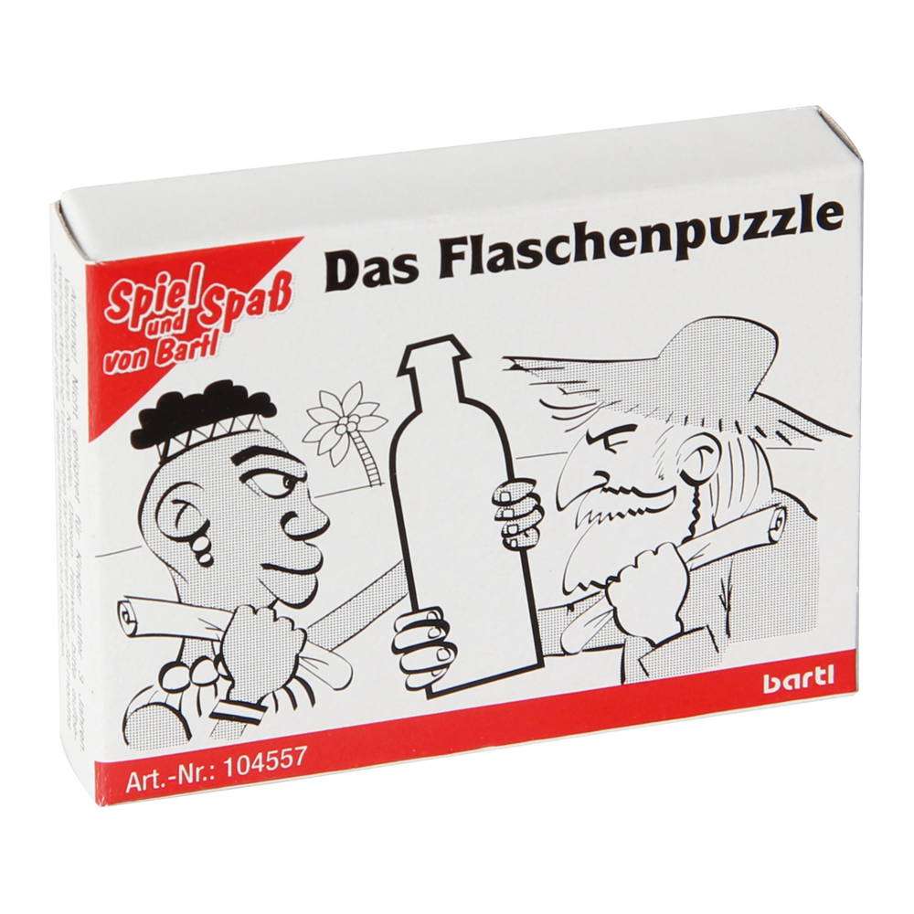 Eureka Flaschen-Puzzle "Schatzsucher" – Kniffliges Geschicklichkeitsspiel Aus Glas