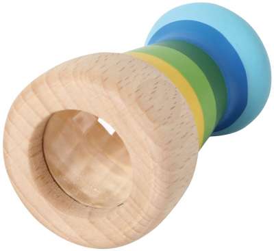 Hess Holzspielzeug Rassel „Maus Edda“ – Ca. 12 Cm, Aus Einheimischem Holz, Made In Germany