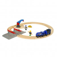 Eisenbahn Set Polizei Goldtransport Brio 33812 Eisenbahn Set Polizei Goldtransport Brio 33812