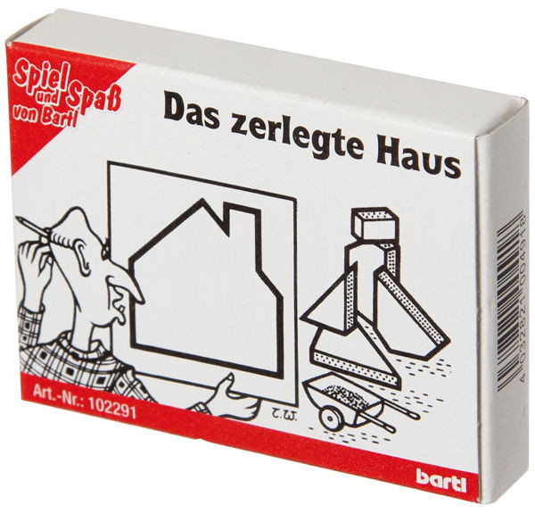 Der zerlegte Haus Puzzle Bartl