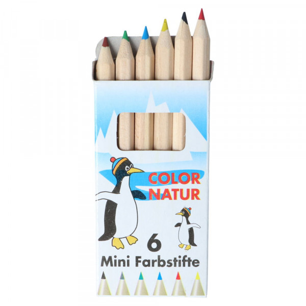 6 Mini Natur Buntstifte Bartl