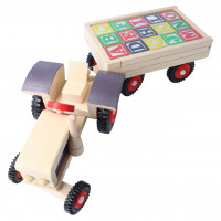 Traktor mit ABC-Anhänger Bino