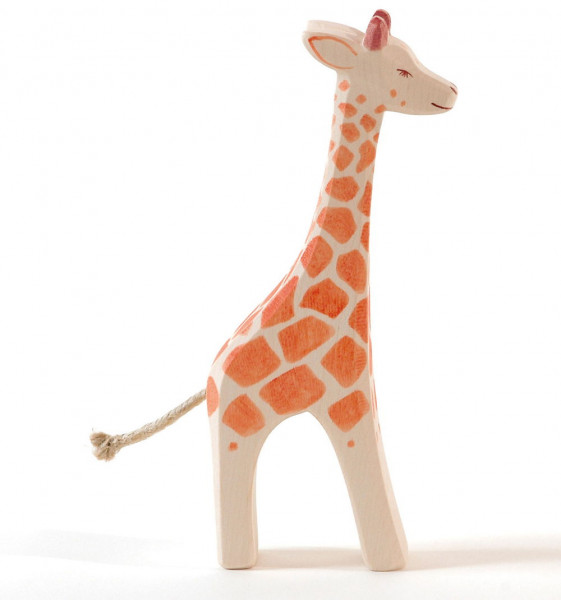 Naturholz Giraffe stehend Ostheimer