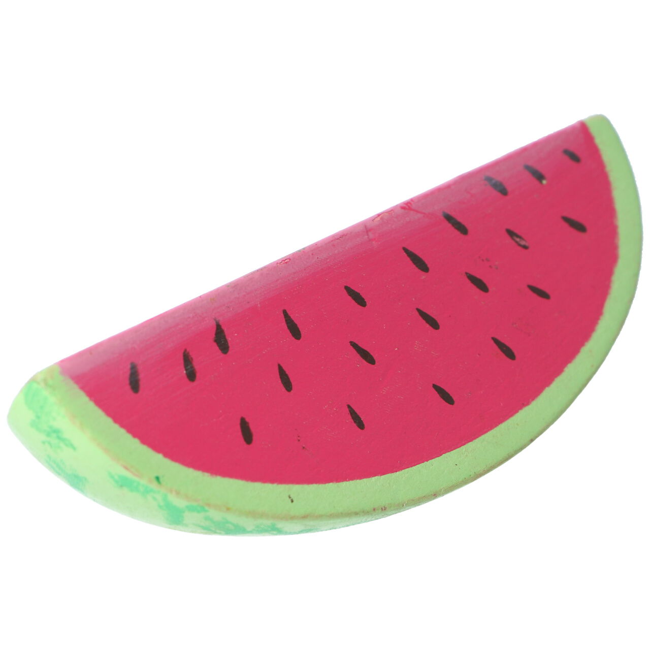 Holz-Melonen In Obstkiste – 12 Teile Für Kaufmannsladen, Marktstand-Spielzeug Mit Palandi® Sticker